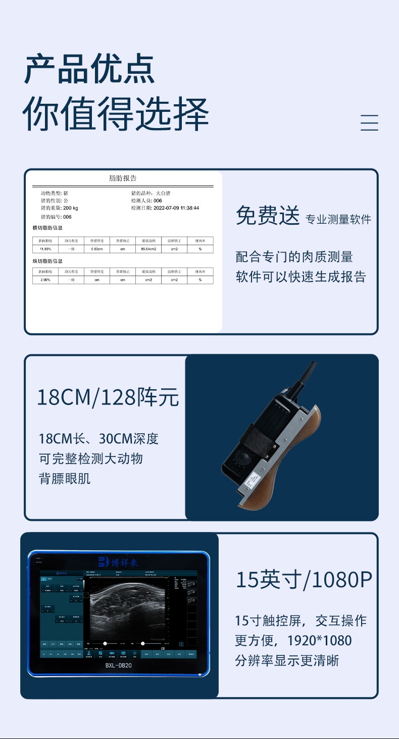 猪羊用背膘仪